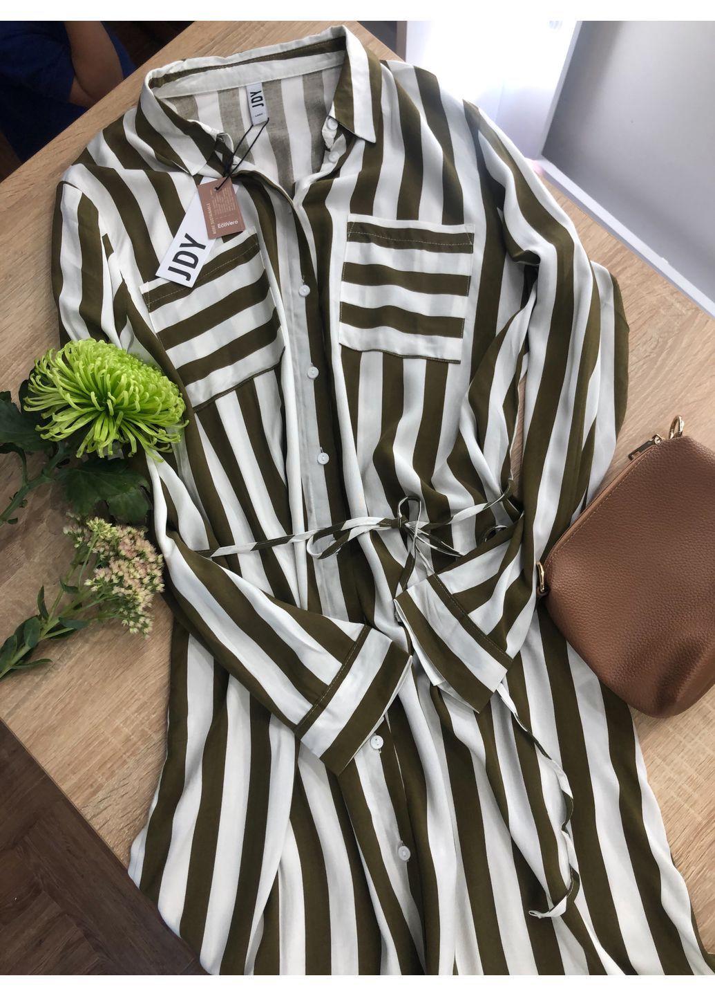 Платье-рубашка с поясом jdy L (15266110) - фото 3 Платье-рубашка с поясом jdy L (15266110) - фото 3