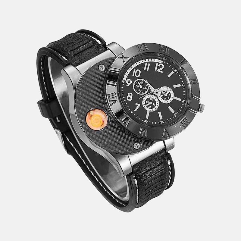 Наручний годинник із запальничкою RHOBOS XL-161 Black