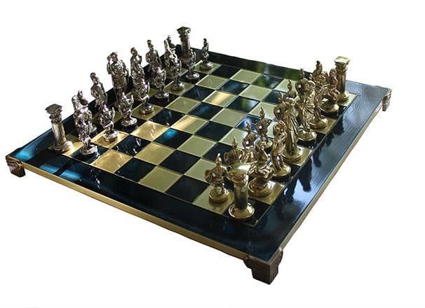 Шахматы эксклюзивные Manopoulos Греко-римские 44х44 см (S11BLU)