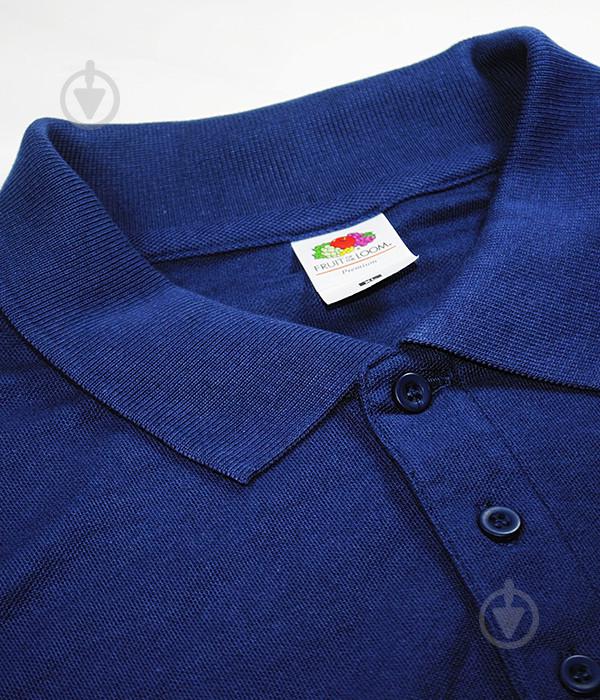 Поло Fruit of the Loom Premium L/S Темно-Синій (063310032S) - фото 6