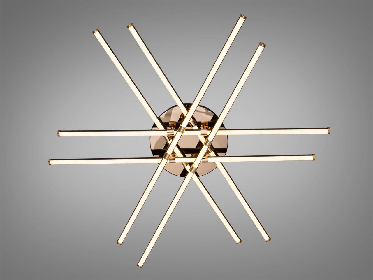 Люстра світлодіодна стельова Чорний 140 Вт для вітальні SX8258/6BK (2918714011) Люстра світлодіодна стельова Чорний 140 Вт для вітальні SX8258/6BK (2918714011)