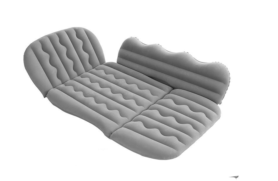 Матрац надувний автомобільний матрац Сірий з насосом Solve на заднє сидіння або в багажник (KT6009208) Матрац надувний автомобільний матрац Сірий з насосом Solve на заднє сидіння або в багажник (KT6009208)