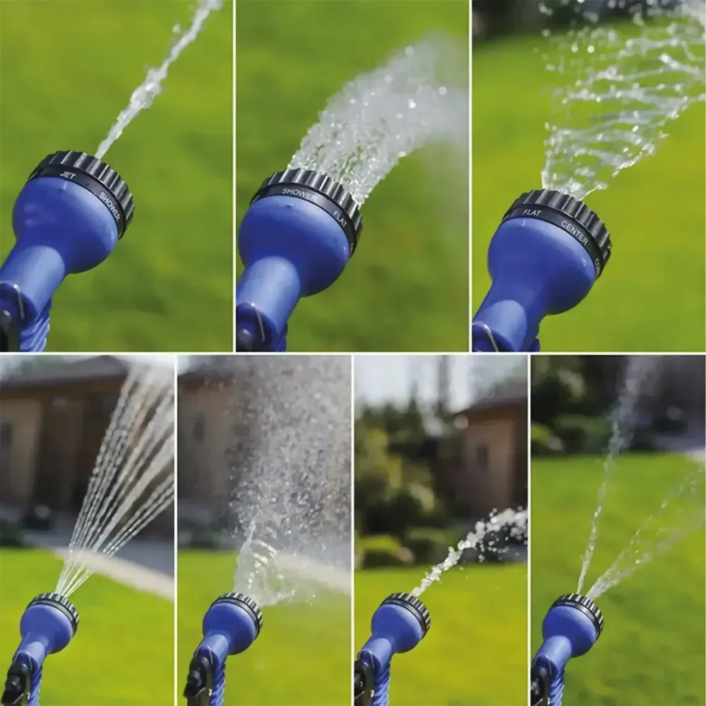 Шланг для поливу 22 5 м і розпилювач V-HOSE Синій (123460949) - фото 3