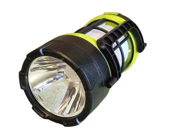 Фонарь с microUSB и встроенный акб 910-LED+COB+RED (2776)