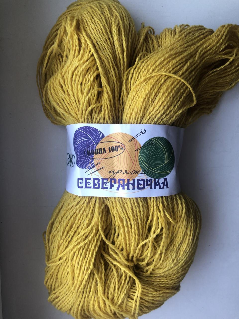 Пряжа меринос Желтый (2078950824)