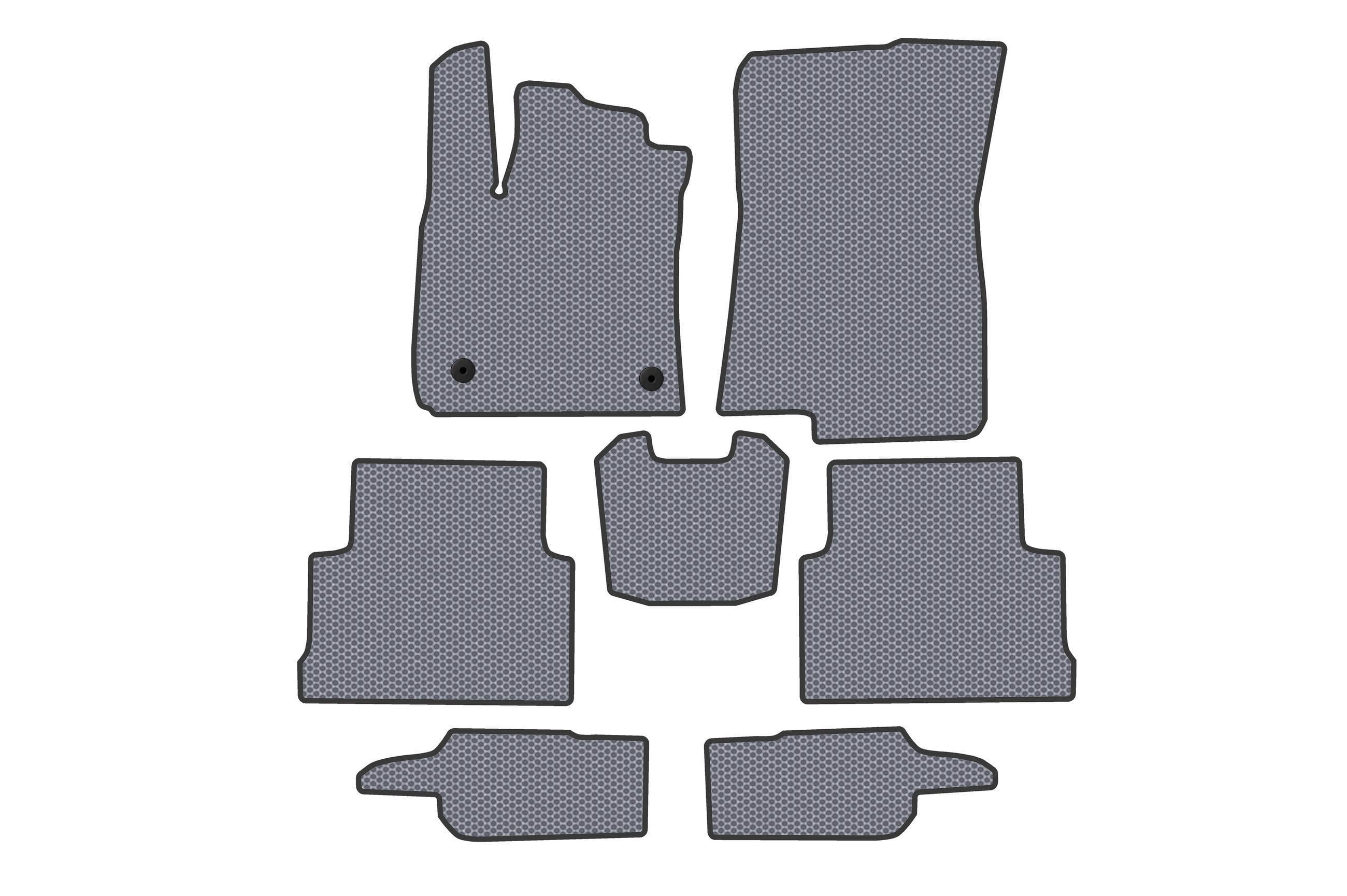 Коврики резиновые Digital Designs Carsuit 3 ряда для Dacia Jogger 2022- г. Серый (186045)