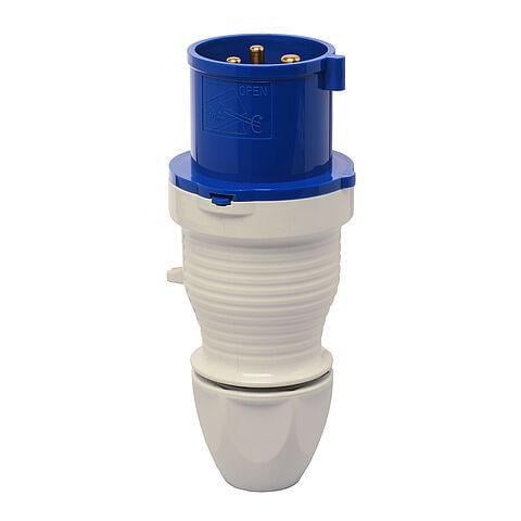 Штекер на кабель Walther-Werke СЕЭ-тип 3 полюса 32А 230V IP44 с сальником (wl230306)