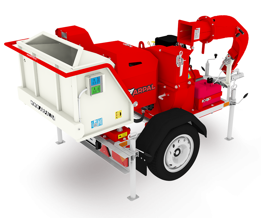 Подрібнювач гілок Arpal на щепу з бензиновим двигуном (МК-170БД) - фото 2