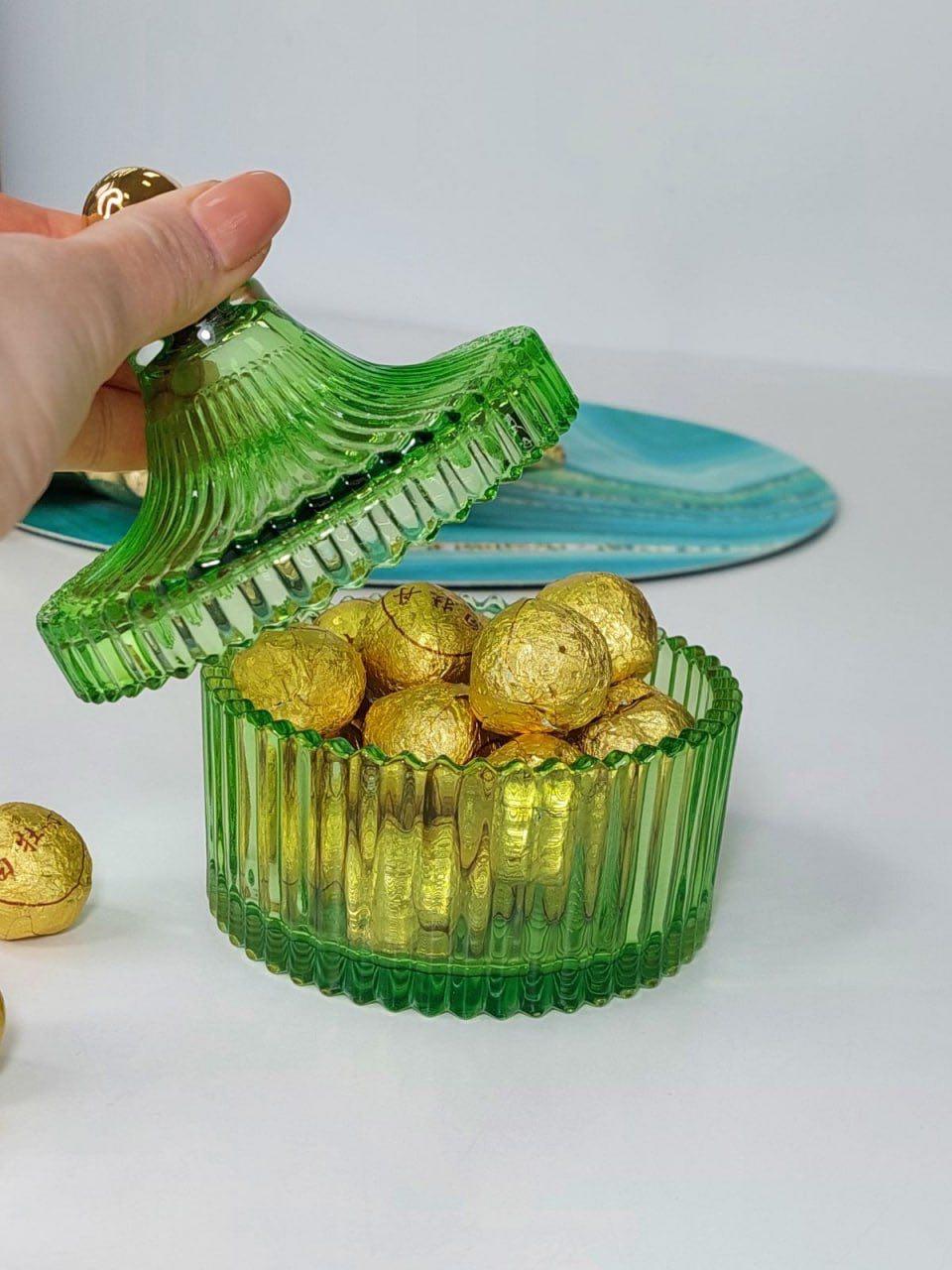 Сахарница Olens стеклянная 10,5х12,5 см (102-290) - фото 3 Сахарница Olens стеклянная 10,5х12,5 см (102-290) - фото 3