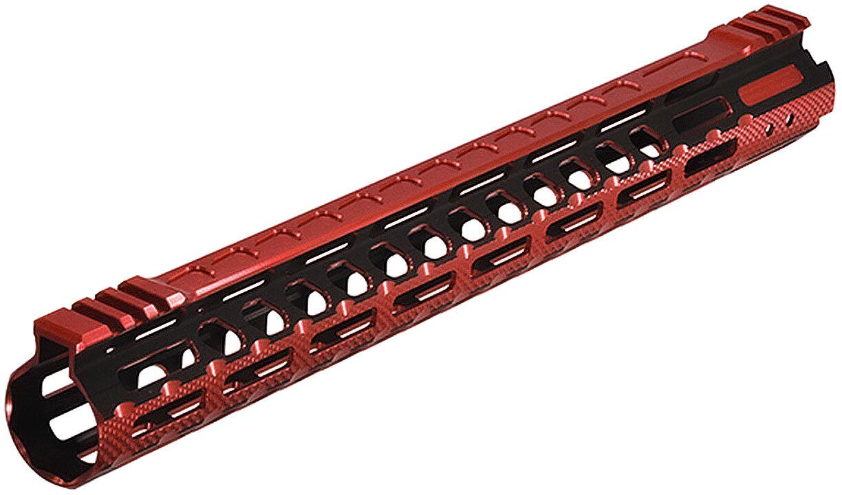Цевье Leapers UTG PRO Ultra Slim15" для AR15 M-LOK Black/Red (6200000287)