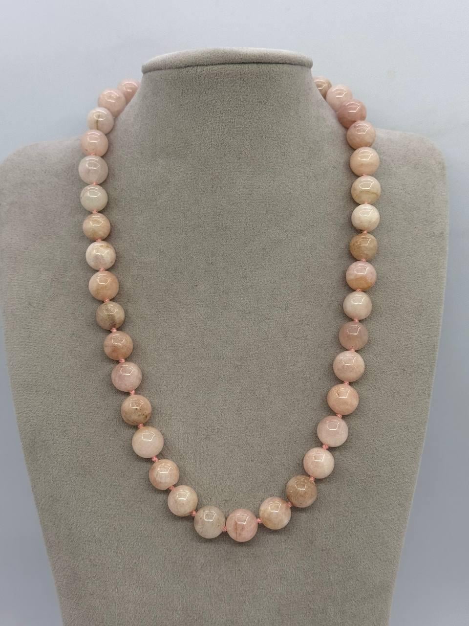 Бусы из морганита 10 мм 45 см Розовый (12615)