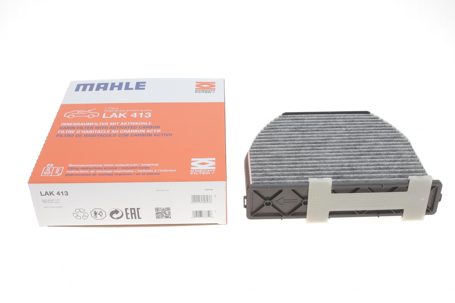 Фильтр салона KNECHT для MB GLK-class X204 08- угольный (LAK 413)