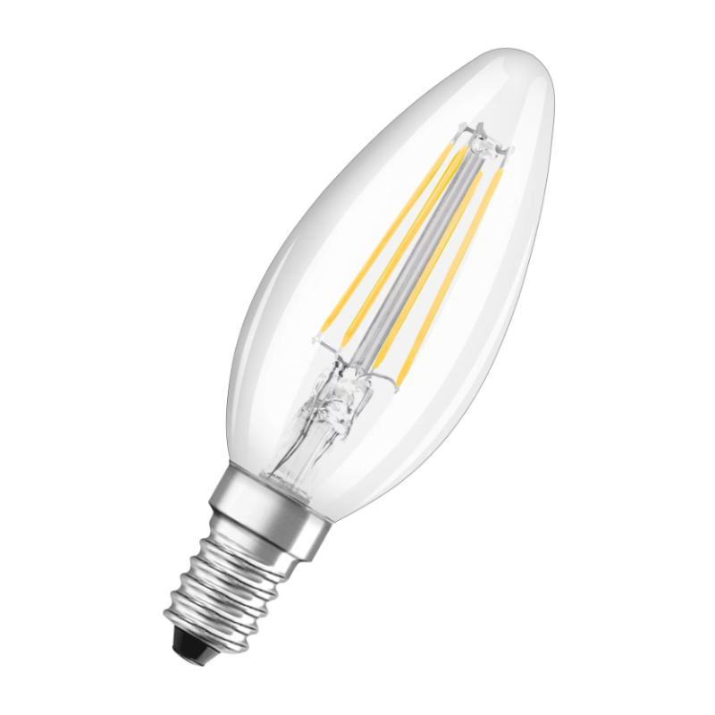 Лампа филаментная Osram LED CL B60 6,5W 220V 806lm 4000K E14 DIM 35x100 мм свеча (4058075750005) - фото 2