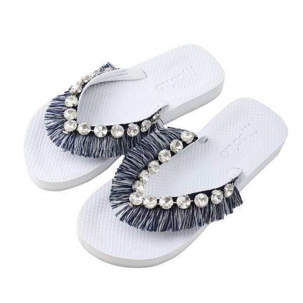 Вьетнамки женские Mooilo р. р. 37 Белый (White-fringle)