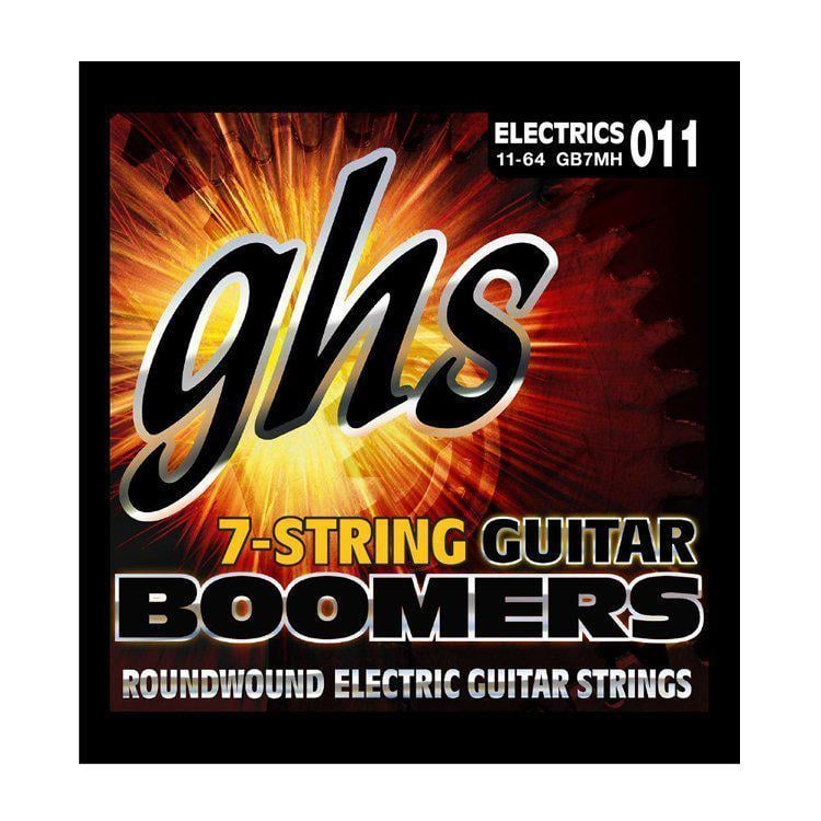 Струны для электрогитары GHS Boomers GB7H 13-74 (122723) Струны для электрогитары GHS Boomers GB7H 13-74 (122723)