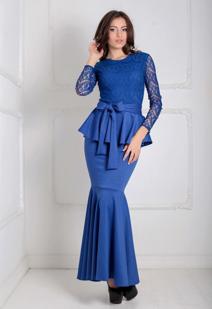 Платье женское Podium Adelis 20933-BLUE L Синий