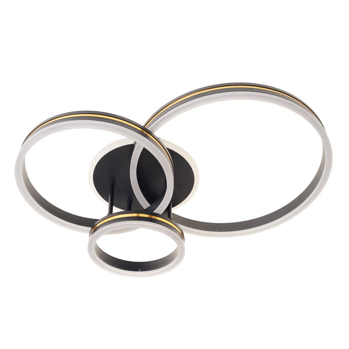 Люстра Brille WBL-54C/3 66 W BK/G