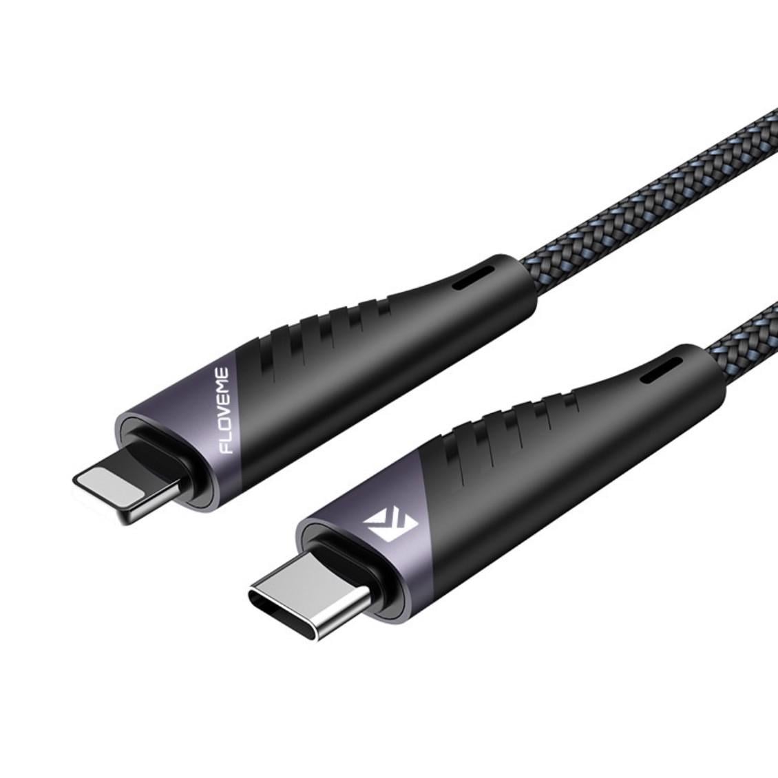 Кабель для быстрой зарядки iPhone Floveme USB PD 20W USB C to lightning (1752332092) Кабель для быстрой зарядки iPhone Floveme USB PD 20W USB C to lightning (1752332092)