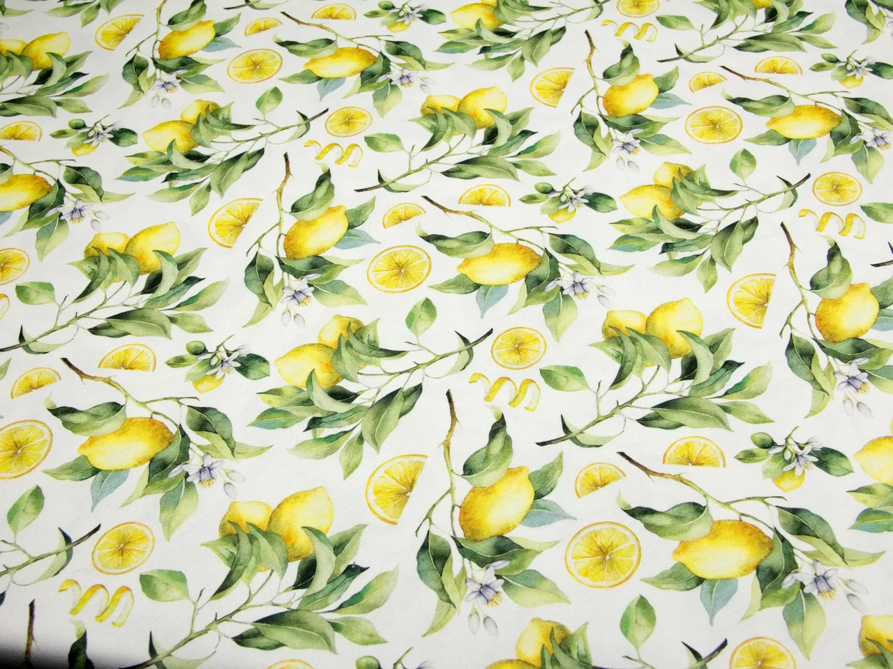 Скатерть водоотталкивающая Мальва Цитрусовый сад 120x170 см (2630367570)