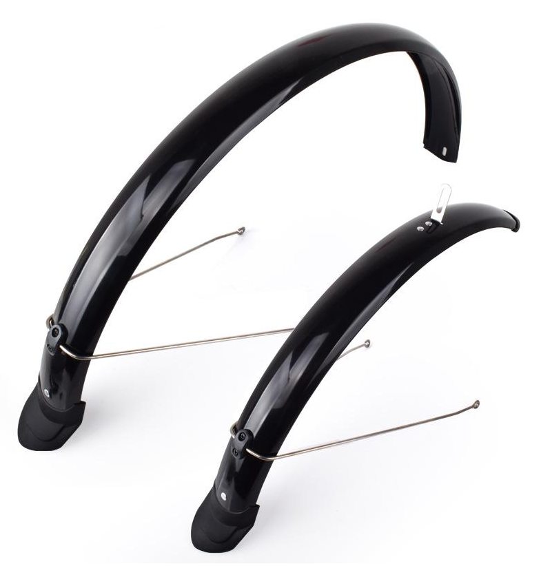 Крылья на велосипед пластиковые FMFXTR 26" Черный матовый