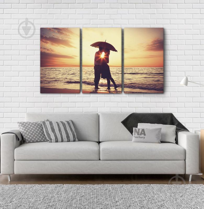 Модульна картина Poster-land Пара на заході Аrt-199_3А