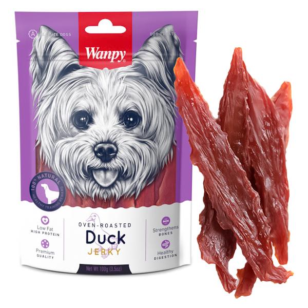 Ласощі для собак Wanpy Duck Jerky філе качки в'ялені (DA-01H)