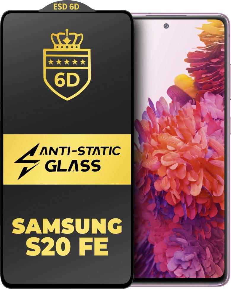 Стекло защитное 6D Anti-Static Samsung Galaxy S20 FE Glass Shield (33225)