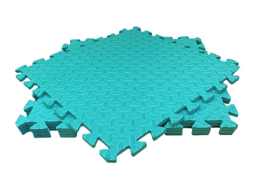 Підлога м'яка-пазл EVA 500х500х10 мм Бірюзовий (1994531954) - фото 6 Підлога м'яка-пазл EVA 500х500х10 мм Бірюзовий (1994531954) - фото 6