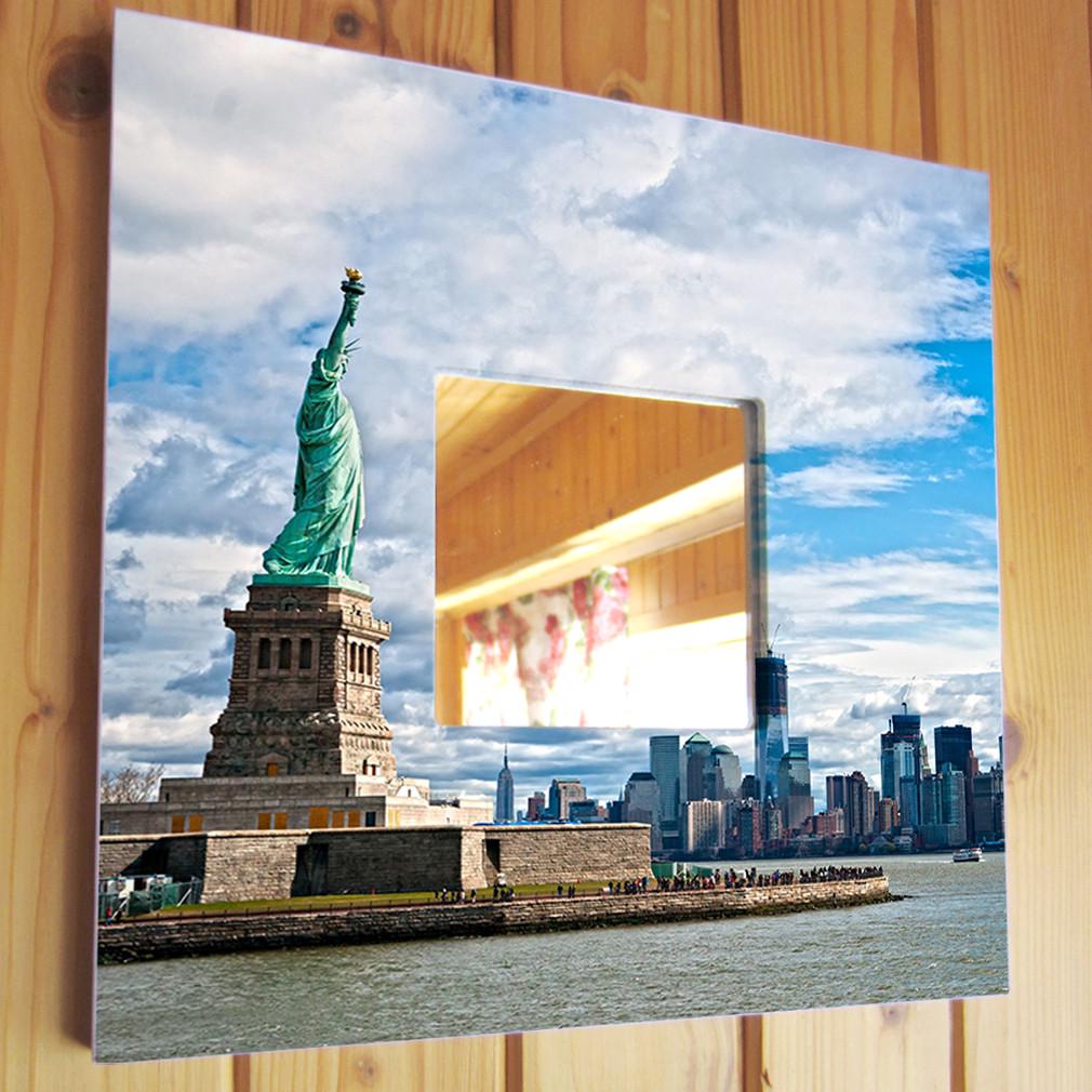 Зеркало декоративное Статуя свободы 260х260 мм (M03058) Зеркало декоративное Статуя свободы 260х260 мм (M03058)