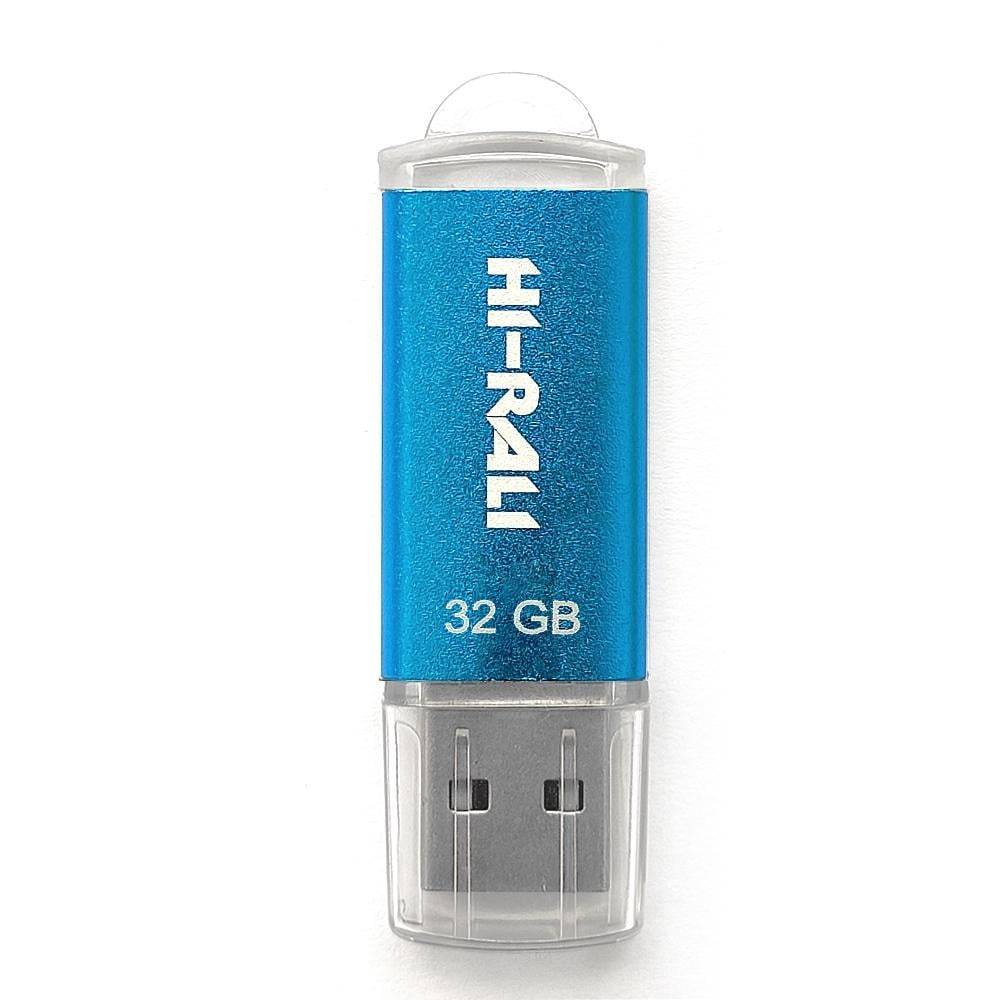 Флешка Hi-Rali Rocket 32 ​​ГБ USB 2.0 Type-A Синий (629584)