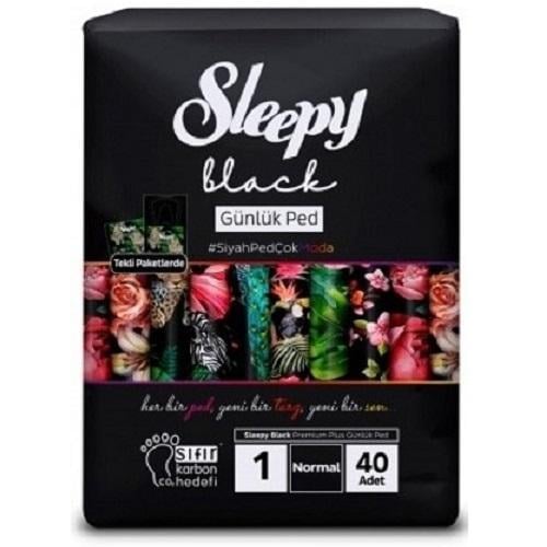 Прокладки ежедневные Sleepy Black Normal-1 №40 240 мм (000006016)
