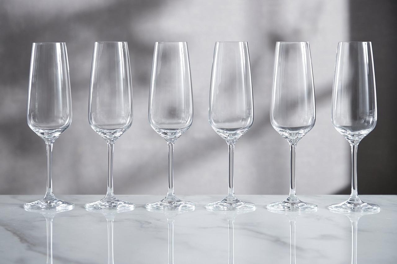 Набір келихів для шампанського 6 шт. Schott Zwiesel Taste 283 мл (115674) - фото 5