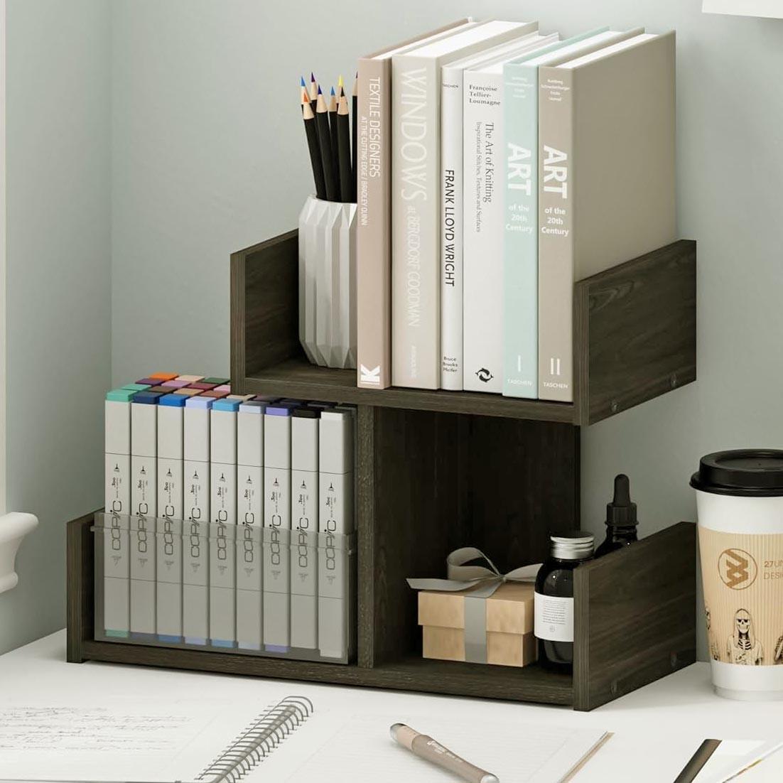 Полка книжная настольная из дерева Эсперанса Морион (КПА-030911)