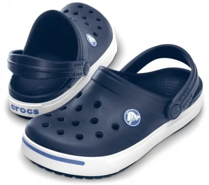 Крокси для хлопчика Crocs Crocband 2 Navy р. 24/25 Синій (26173)