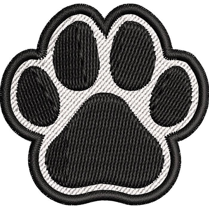 Нашивка патч лапка шеврон кішки собаки 5x5 см (30770456)