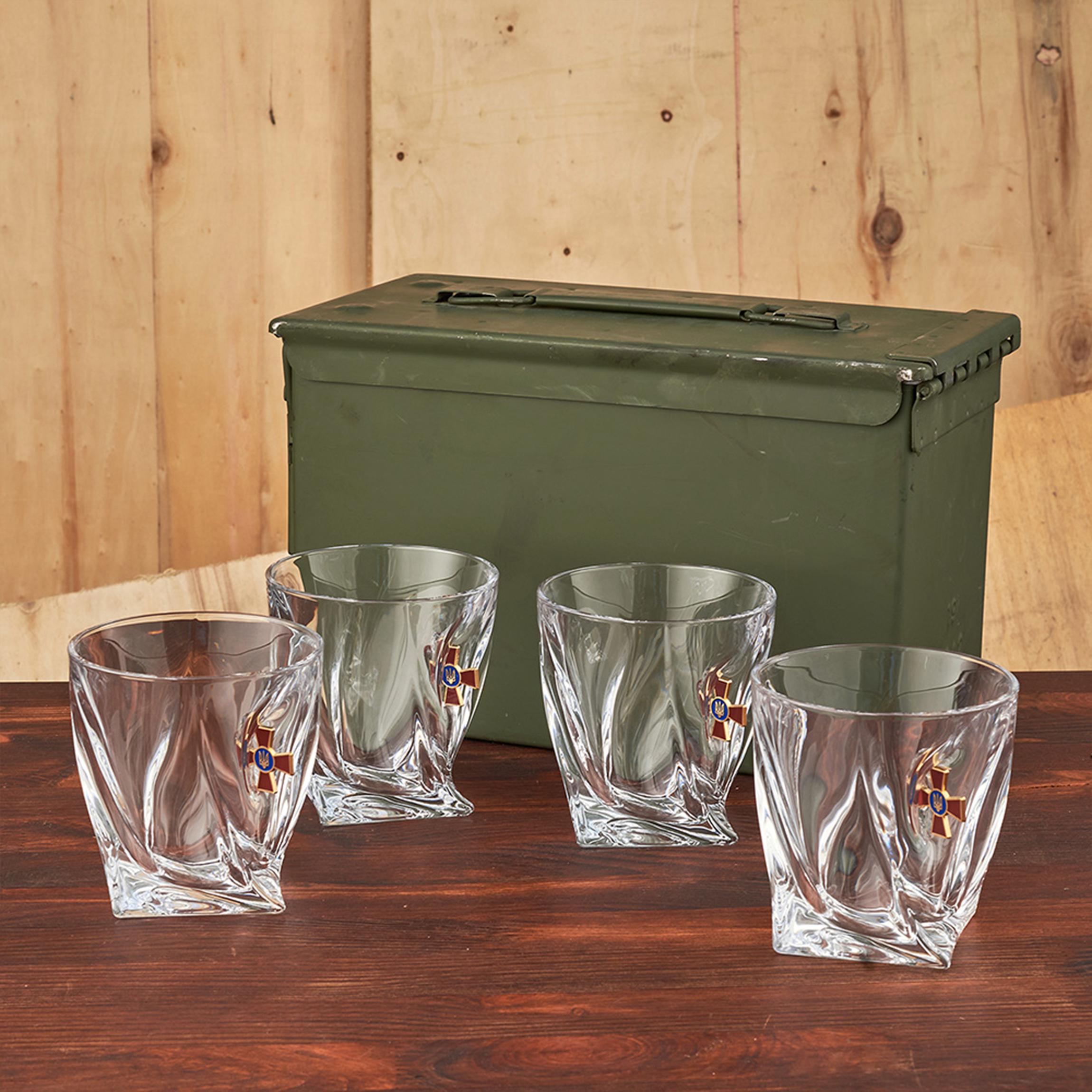 Набор VSKLO БК маленькие хрустальные стаканы ЗСУ (28918618) - фото 6 Набор VSKLO БК маленькие хрустальные стаканы ЗСУ (28918618) - фото 6