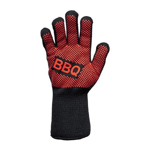 Рукавичка жаростійка для гриля/барбекю двостороння Black/Red (928167) Рукавичка жаростійка для гриля/барбекю двостороння Black/Red (928167)