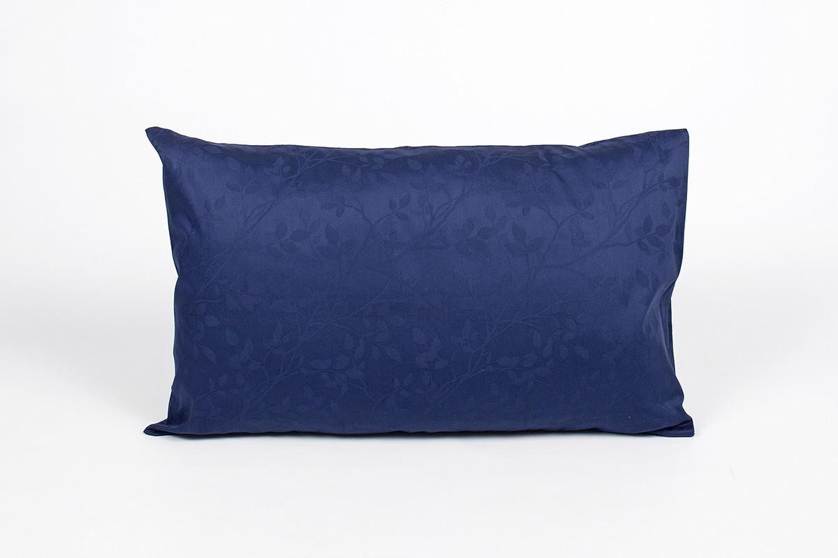 Наволочка TAC жаккард Clemence lacivert 50х70 с узором Синий (svt-2000022211765)