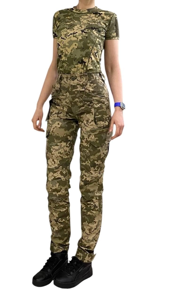 Штани військові жіночі Ріп стоп стрейч р. 40 Піксель (34138753)