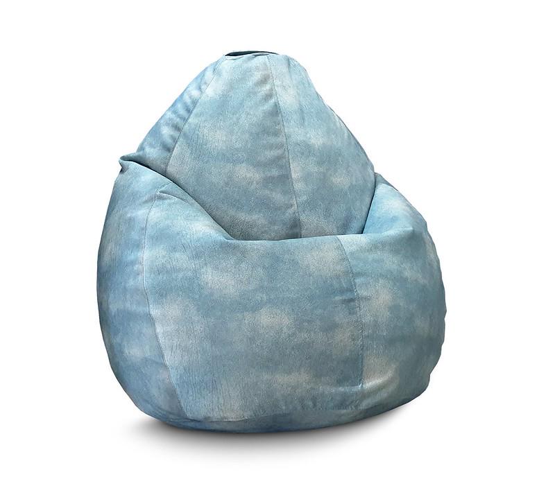 Кресло мешок iPuff Sky Флок XL 80x110 см Кресло мешок iPuff Sky Флок XL 80x110 см