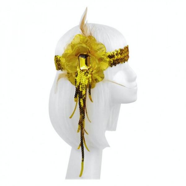 Резинка на голову Seta Rose silver (19-1046GL)