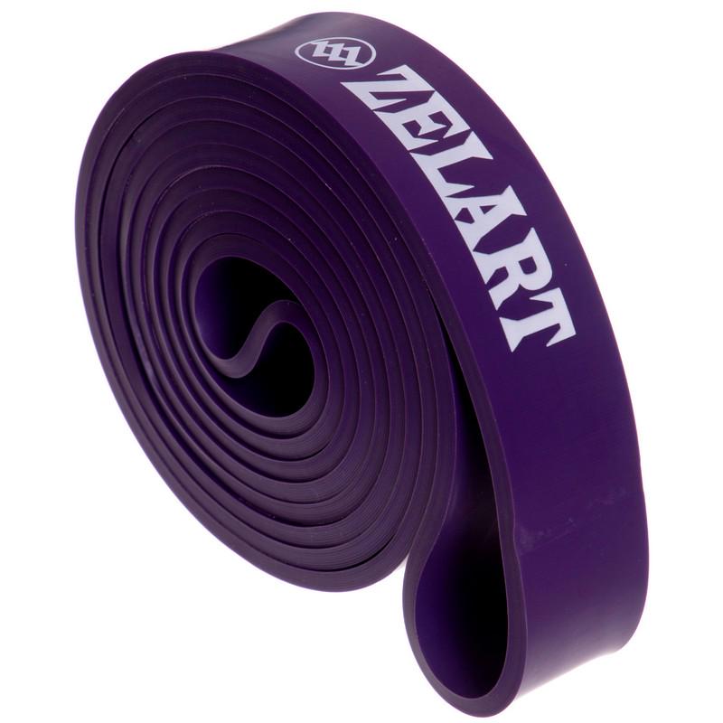 Резинка петля для підтягувань Zelart SP-Sport FI-3917-V POWER BANDS Фіолетовий (DR003400) - фото 3