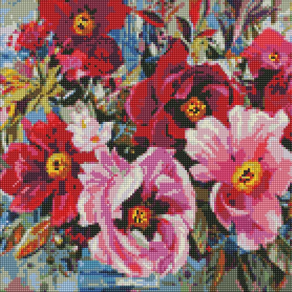 Алмазная мозаика Идейка Весенняя красота 40x40 см (AMO7540)