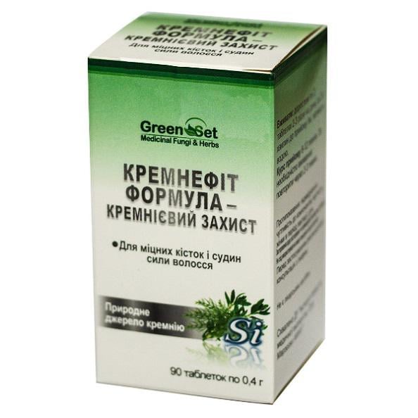 Комплекс для кожи/волос/ногтей Green Set Кремнефит Формула Кремниевая защита Природный источник кремния 90 табл. (000024070)