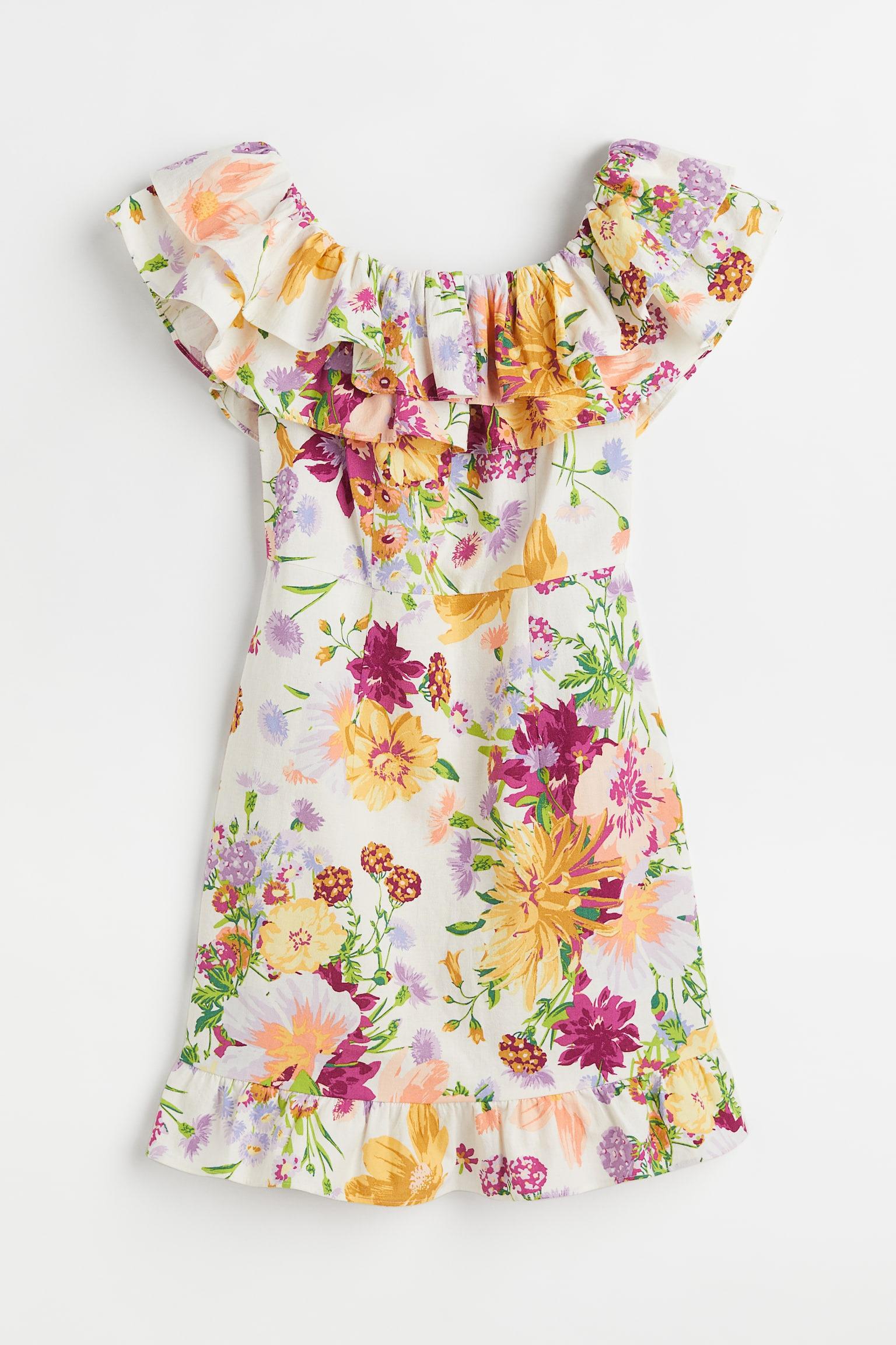 Сукня H&M Квіти р. 34 Білий (X18031071146)