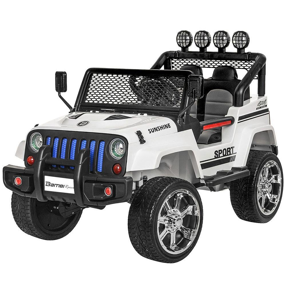 Детский электромобиль Bambi Jeep DM 3237EBLR 4W Белый