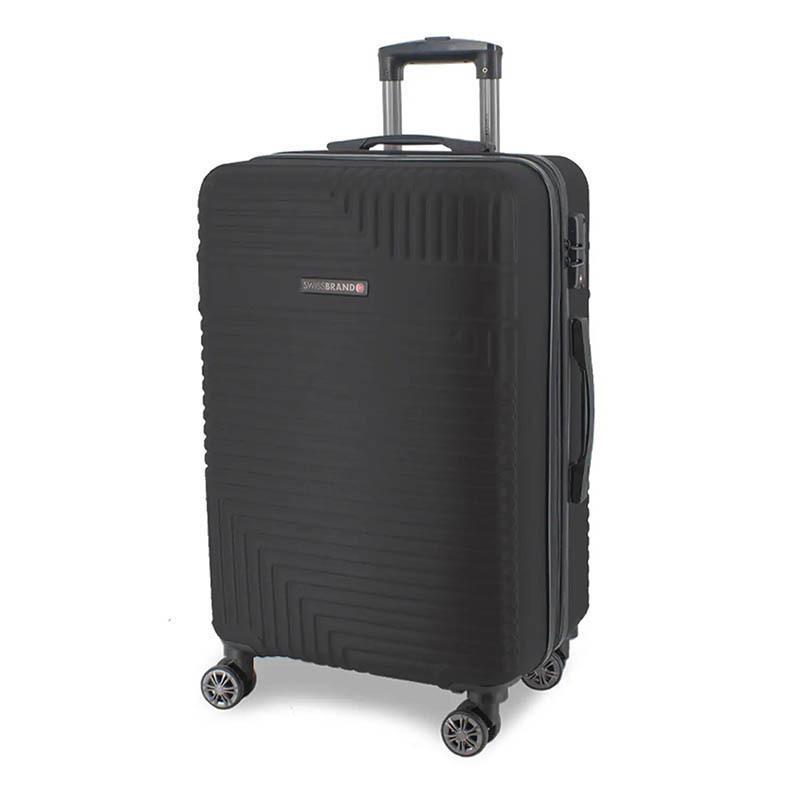 Валіза на 4-х колесах Swissbrand Brunei M 67 л Black (DAS301864) - фото 1