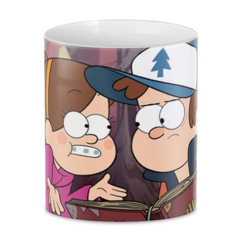 Чашка Гравити фоллз Мейбл и Диппер читают книгу 330 мл