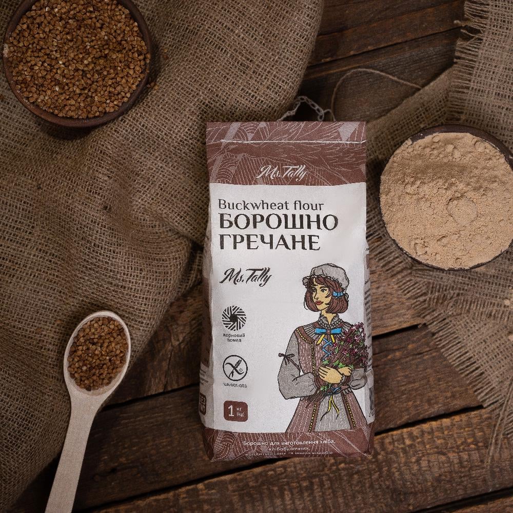 Мука гречневая Ms.Tally 1 кг (4820216950083) - фото 6 Мука гречневая Ms.Tally 1 кг (4820216950083) - фото 6
