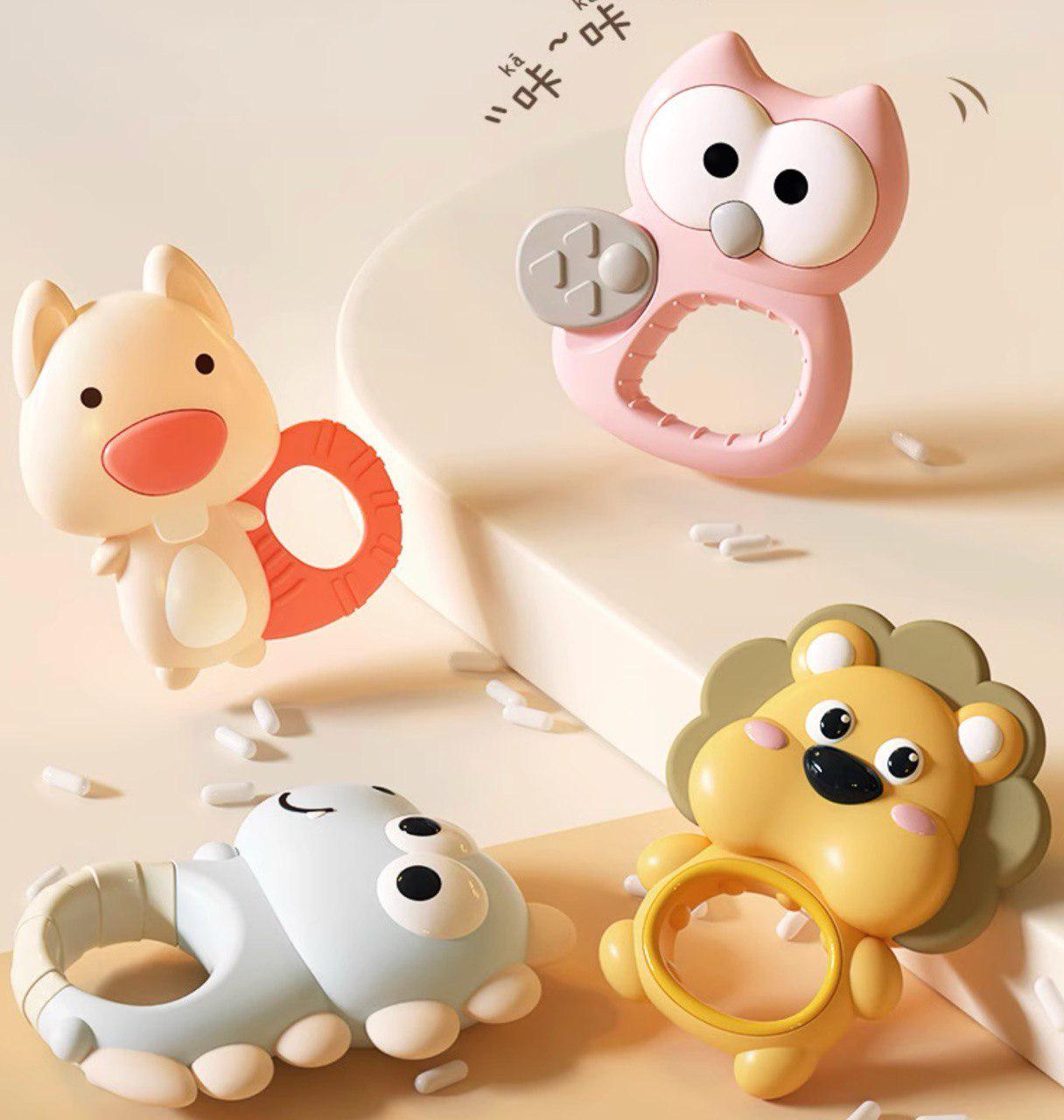 Карусель мобиль с проектором на коляску/кроватку Розовый (29437462) - фото 3